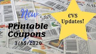 Printable Coupons 3/15/20 Saving Star Rebates/ CVS UPDATE!