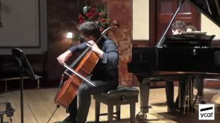 Michael Petrov - cello; Alexander Ullman - piano; Prokofiev Cello Sonata mov. i