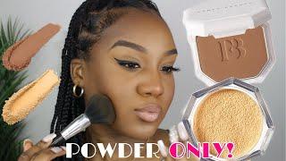 POWDER FOUNDATION ROUTINE 2022 | 1 LESS LAYER OF MAKEUP WITH FLAWLESS RESULTS ! MAKEUP FOR BEGINNERS