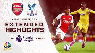 Arsenal v. Crystal Palace | PREMIER LEAGUE HIGHLIGHTS | 4/23/2025 | NBC Sports