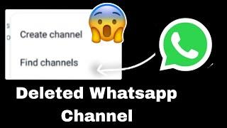 How to deleted *Whatsapp Channel* in 2023? [TheTechnicalGirl]