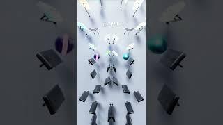 Perfect Sync Animation – Futuristic Tech Visuals | So Satisfyingh #shotsrust #trickshots #shots