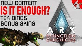 ARK Survival Evolved Extinction Chronicles Explained Tek Dinos! New Explorer Notes