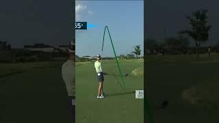 World No. 1 Nelly Korda Drives the green and rips a drive 302 yards 