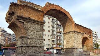 Отдых в Греции #2 Из Халкидики в Салоники Храм Богородицы Арка Галерия Камара Vacation in Greece