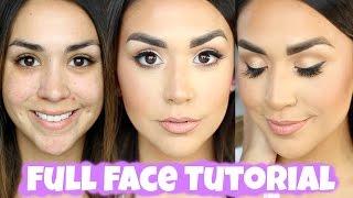 Flawless Skin | Full Face Talk Thru Tutorial | ALEXANDREA GARZA