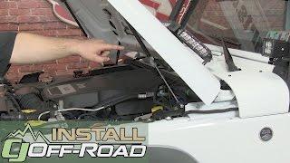 Jeep Wrangler Rugged Ridge Hood Strut Kit 2007-2018 Installation
