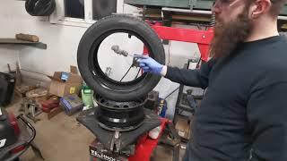 How To Install And Balance A Car Tire Using Tire Changer And Balancer