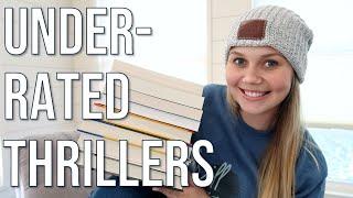 THRILLER BOOK RECOMMENDATIONS | Underrated thrillers that I LOVED!