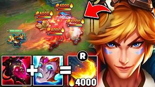Ezreal but I have an UPGRADED ult that burns you from full health (DODGE MY ULT OR DIE)