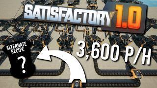 3600 Stators per hour with this NEW Alternate Recipe in Satisfactory 1.0