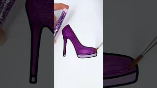 Purple Princess  #glitter #glitterart #colorfulcreativekids #princess #purple #color