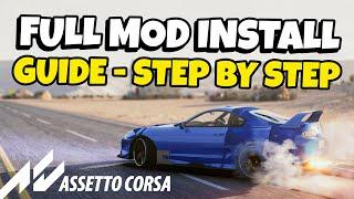 Assetto Corsa Mod Install Guide - Content Manager - CSP - SOL - TRACKS - DRIFT CARS