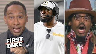 FIRST TAKE _ _He is a fake tough guy_ - Stephen A. Smith blames Tomlin for Steelers_ loss to Browns