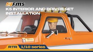 FMS 1:10 FCX10 Chevrolet K5 Blazer | K5 Interior And Driver Set Installation | RC Car Upgrade