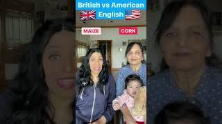 British vs American English Daily Use Words Vocabulary | Learn English With Geet #shorts #AShortADay