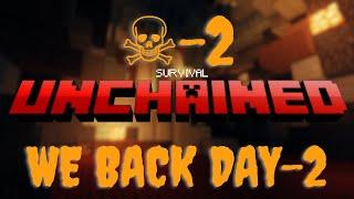 Minecraft Survival Unchained Day2