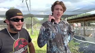 BASS FISHING PRODUCTIONS Saving ESCAPED Aquarium Fish in FLOODED Fish Farm!!!