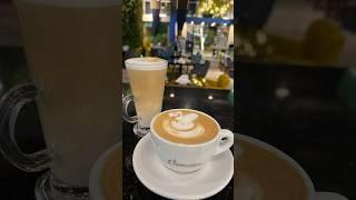 Latte art coffee latte. / barista kawa #shorts