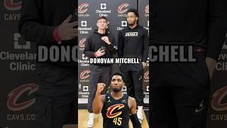 Donovan was being real humble on that first answer #shorts #basketball #nba #donovanmitchell #cavs