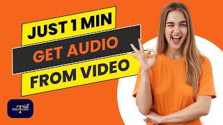 How to get Audio Sound From Video File Using VLC Player | Techgen Tutorial