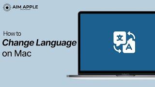 How to change keyboard language in mac | Aim Apple