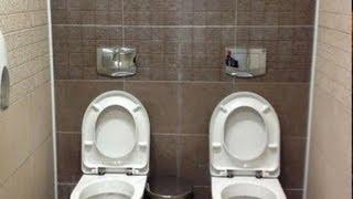 Sochi twin toilets in men's room cause Olympic-sized flap