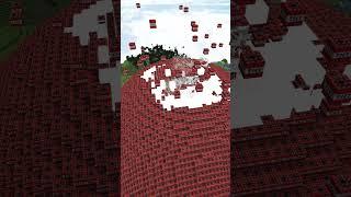 CRAZY MINECRAFT BALL OF TNT EXPLOSION #minecraft  #keyboard #hypixle #bedwars
