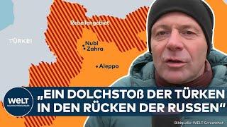 SYRIEN: Türkei und USA "eröffnen zweite Front gegen Russland" – Milizen greifen Assads Truppen an