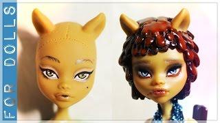 КАК СДЕЛАТЬ ООАК КУКЛЕ ПОДДЕЛКЕ МОНСТЕР ХАЙ КЛОДИН ВУЛЬФ  FOR DOLLS