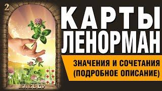 Карты Ленорман. Карта Клевер (02). Значения и сочетания карт.