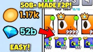 How I Made 50 BILLION GEMS *F2P* in 1 Day in Pet Simulator 99! (EASY)