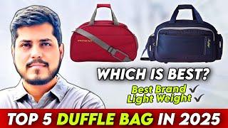 Top 5 Best Duffle Bag In India 2025 | 2 Wheel Duffle Travelling Bag | Duffle Bags Under 1500 |Review