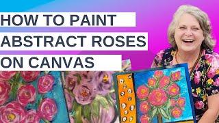 DIY- Abstract Flower painting