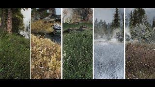 Skyrim SE - Grass Mods: Lightweight Grass Overhaul & Voluptuous Grasses