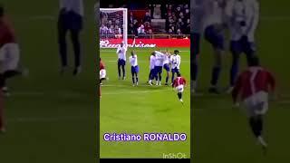 #manchesterunited All time no.7 GOAT ️ #cristianoronaldo CURVES BALL past keeper. WOOOOHOOO