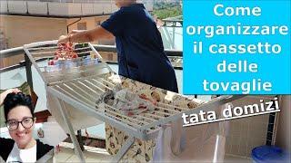 Come organizzare il cassetto delle tovaglie. Semplifica la tua vita!