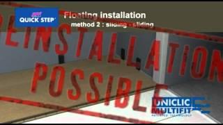 Quick-Step Multifit Installation instructions , Video of the Uniclic Multifit patented technology