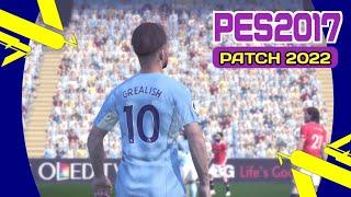 PES 2017 PATCH 2022 FULL HD GAMEPLAY | MANCHESTER CITY VS MANCHESTER UNITED | PES 2017 PATCH 2022