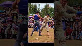 Militar participa en Takanakuy Chumbivilcas #takanakuy #boxeo #luchalibre #majurioja #ufc #mma