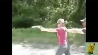 girls with guns - funny fails