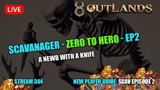 UO Outlands - How much can we make as Scavenger? A newb with a knife day 2!