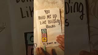 alphabet boy lyric book #art #diy #lyricbook #lyric #melaniemartinez #HafizahandAzizah