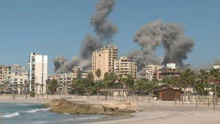 Moment Israeli strike hits southern Lebanese city of Tyre | AFP