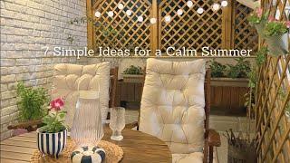 7 Simple Ways to Welcome Summer at Home | Easy Decor Ideas for a Cozy Balcony