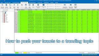 Twitter Bot | How to push your tweets to a trending topic via TweetAttacksPro