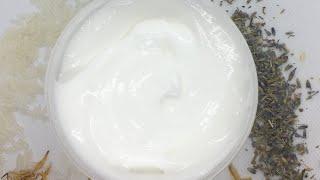 HOW TO MAKE DIY RICE MILK BRIGHTENING BASE CREAM