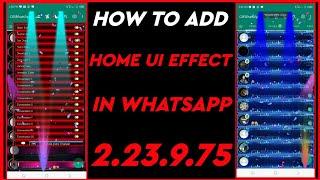 #(40) HOW TO ADD HOME CONVERSATION AND DISCO LIGHTS IN WHATSAPP 2.23.9.75 | ADD HOME DISCO LIGHTS