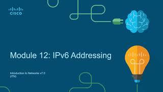 CCNA1-ITNv7 - Module 12 - IPv6 Addressing