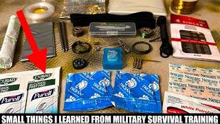 20 Small Things I Learned From Military Survival Training!